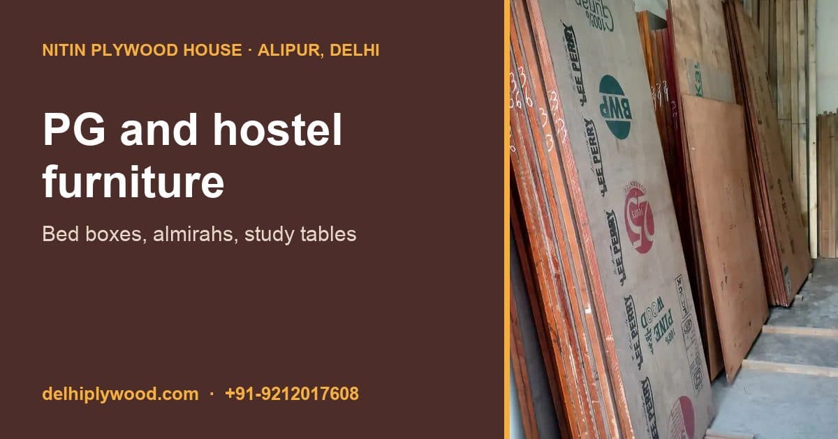 PG and Hostel Furniture: Bed Boxes, Almirahs and Study Tables That Survive Tenants