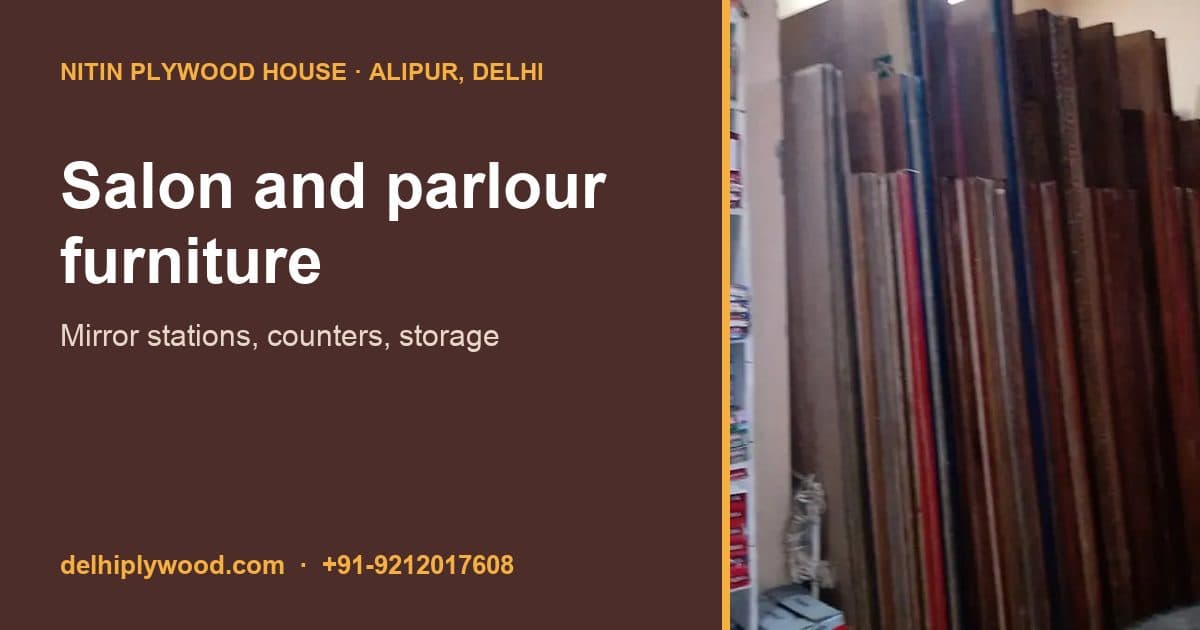 Salon and Parlour Furniture: Which Board for Mirror Stations, Counters and Storage